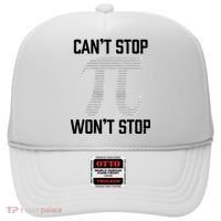 Pi Can't Stop Won't Stop Pi Day 3.14 Funny Math Geek Hat thumb 0