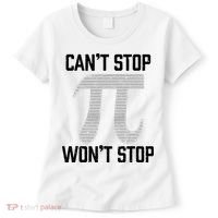 Pi Can't Stop Won't Stop Pi Day 3.14 Funny Math Geek Women's T-Shirt thumb 0