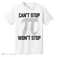 Pi Can't Stop Won't Stop Pi Day 3.14 Funny Math Geek Kids T-Shirt thumb 0