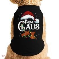 Papa Claus Santa Hat Matching Christmas Family Group Doggie Tank thumb 0
