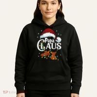 Papa Claus Santa Hat Matching Christmas Family Group Hoodie thumb 5