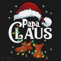 Papa Claus Santa Hat Matching Christmas Family Group Mousepad thumb 1