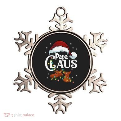 Papa Claus Santa Hat Matching Christmas Family Group Ornament