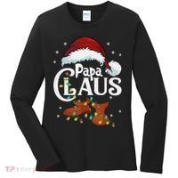Papa Claus Santa Hat Matching Christmas Family Group Women's Long Sleeve Shirt thumb 0