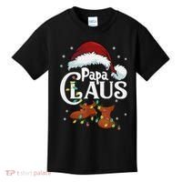 Papa Claus Santa Hat Matching Christmas Family Group Kids T-Shirt thumb 0