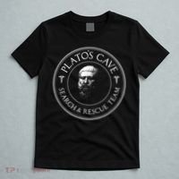 Plato's Cave Search & Rescue Team Philosophy T-Shirt thumb 5