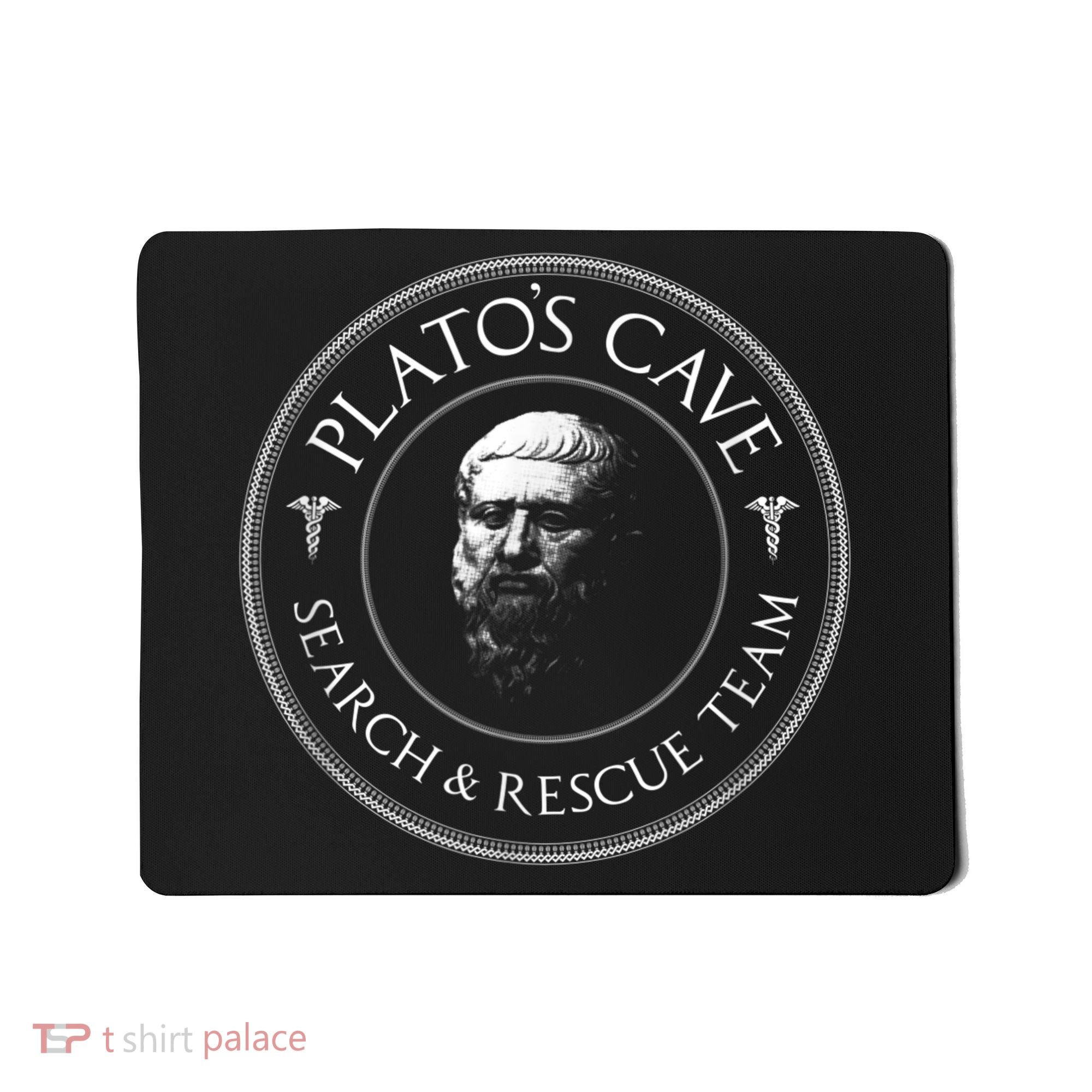 Plato's Cave Search & Rescue Team Philosophy Mousepad