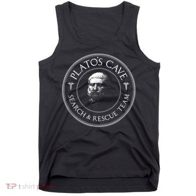 Plato's Cave Search & Rescue Team Philosophy Tank Top