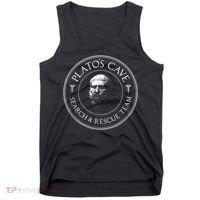 Plato's Cave Search & Rescue Team Philosophy Tank Top thumb 0