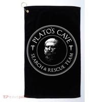 Plato's Cave Search & Rescue Team Philosophy Golf Towel thumb 0