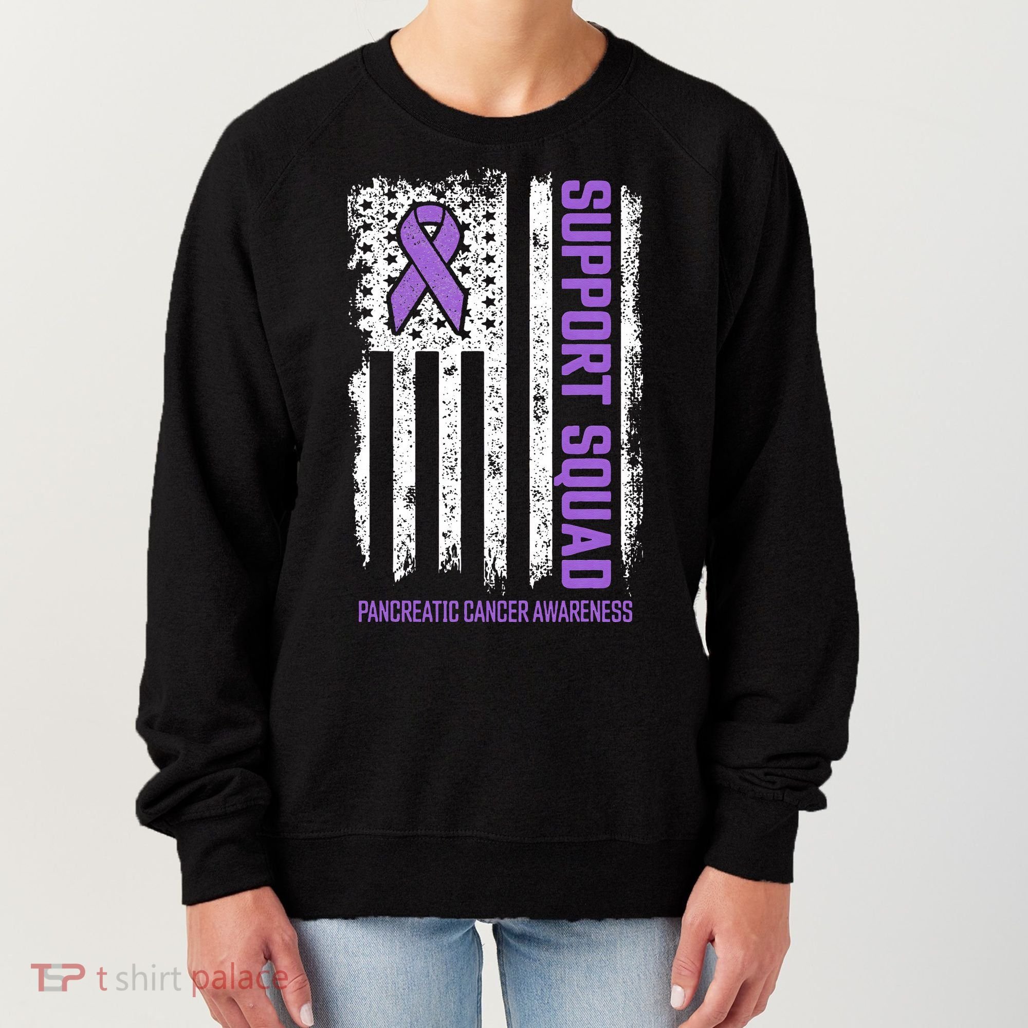Pancreatic Cancer Support Squad Pancreatic Cancer Awareness Women's Sweatshirt