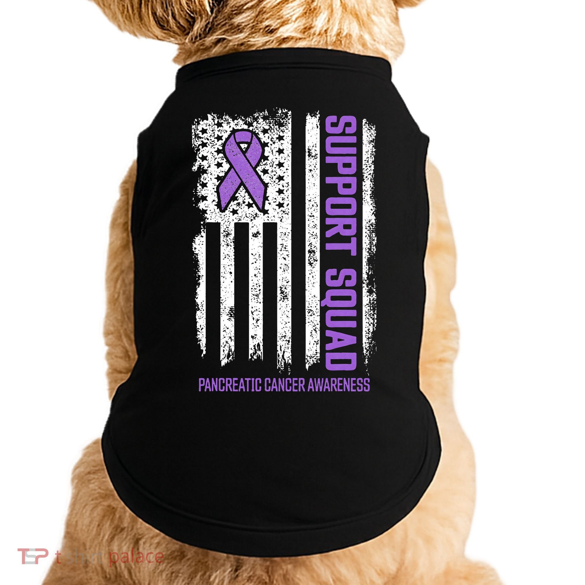 Pancreatic Cancer Support Squad Pancreatic Cancer Awareness Doggie Tank