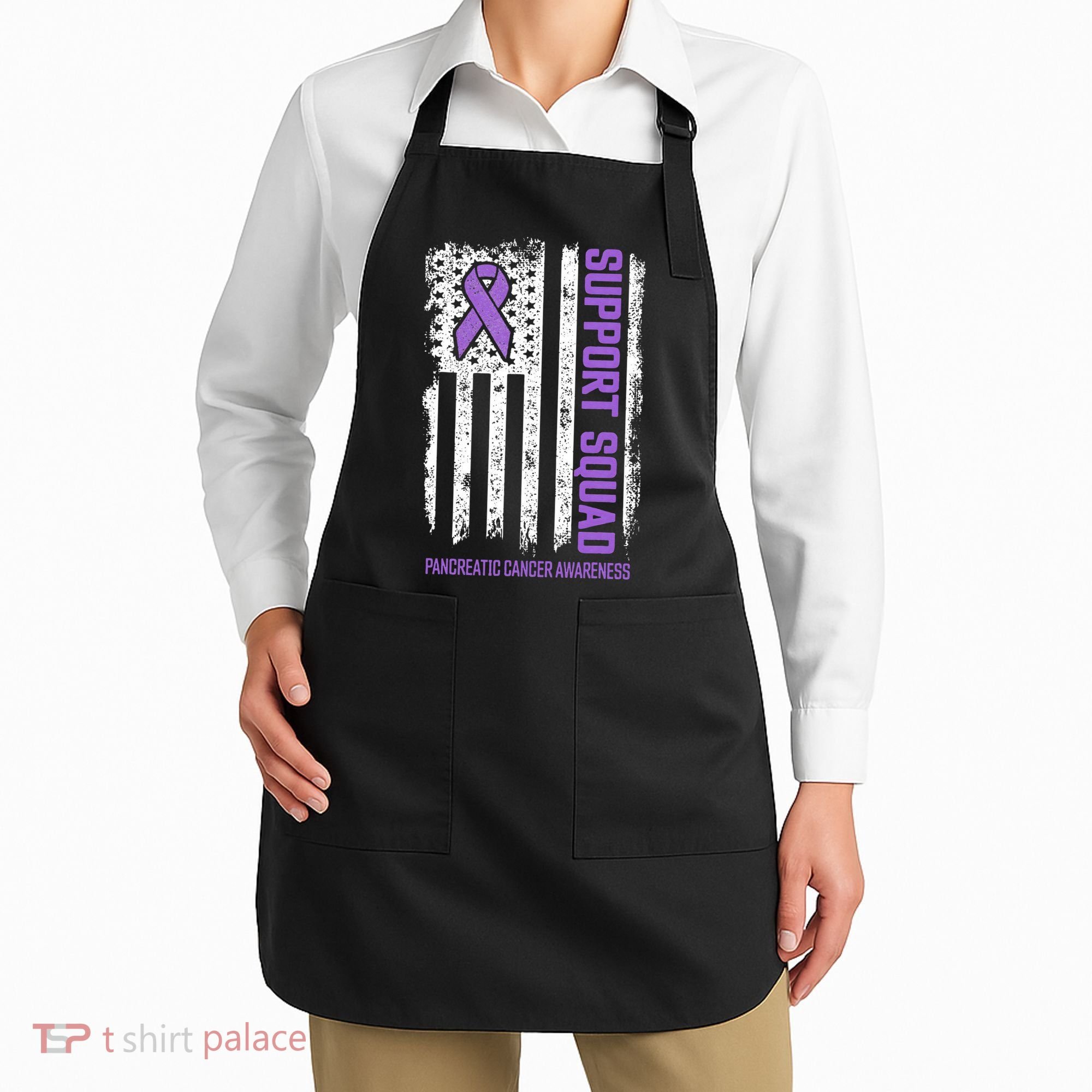 Pancreatic Cancer Support Squad Pancreatic Cancer Awareness Apron