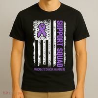 Pancreatic Cancer Support Squad Pancreatic Cancer Awareness T-Shirt thumb 3