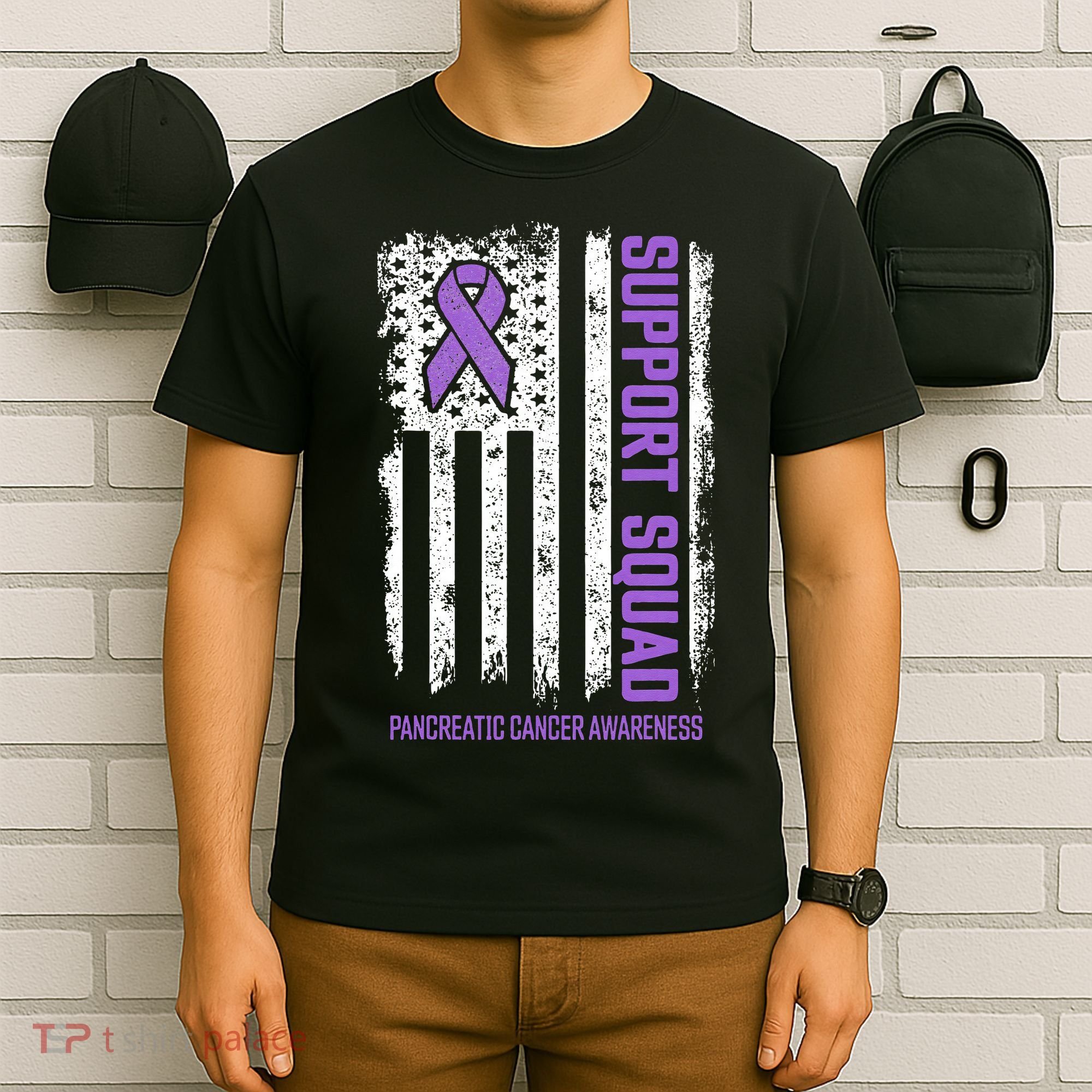 Pancreatic Cancer Support Squad Pancreatic Cancer Awareness T-Shirt