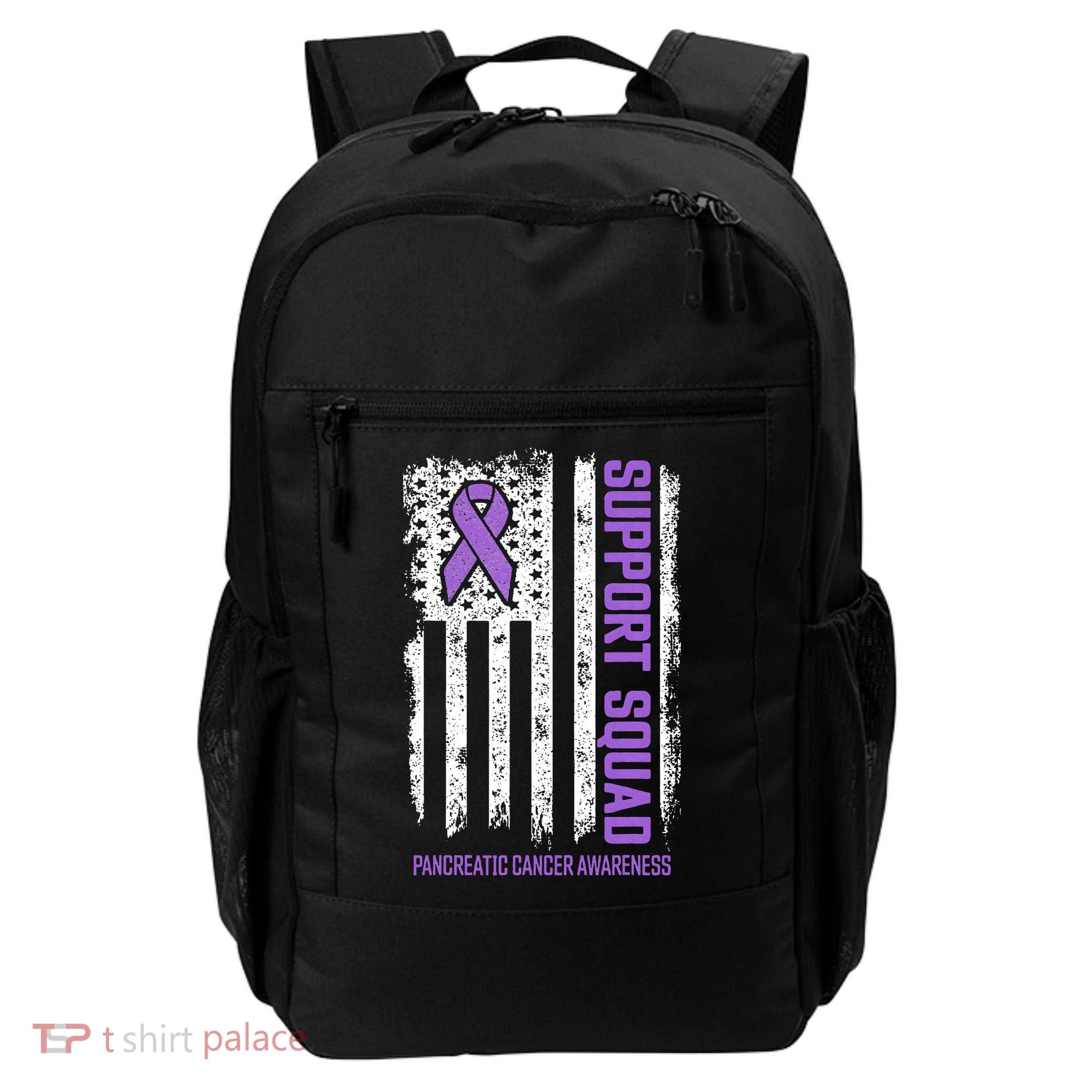 Pancreatic Cancer Support Squad Pancreatic Cancer Awareness Backpack