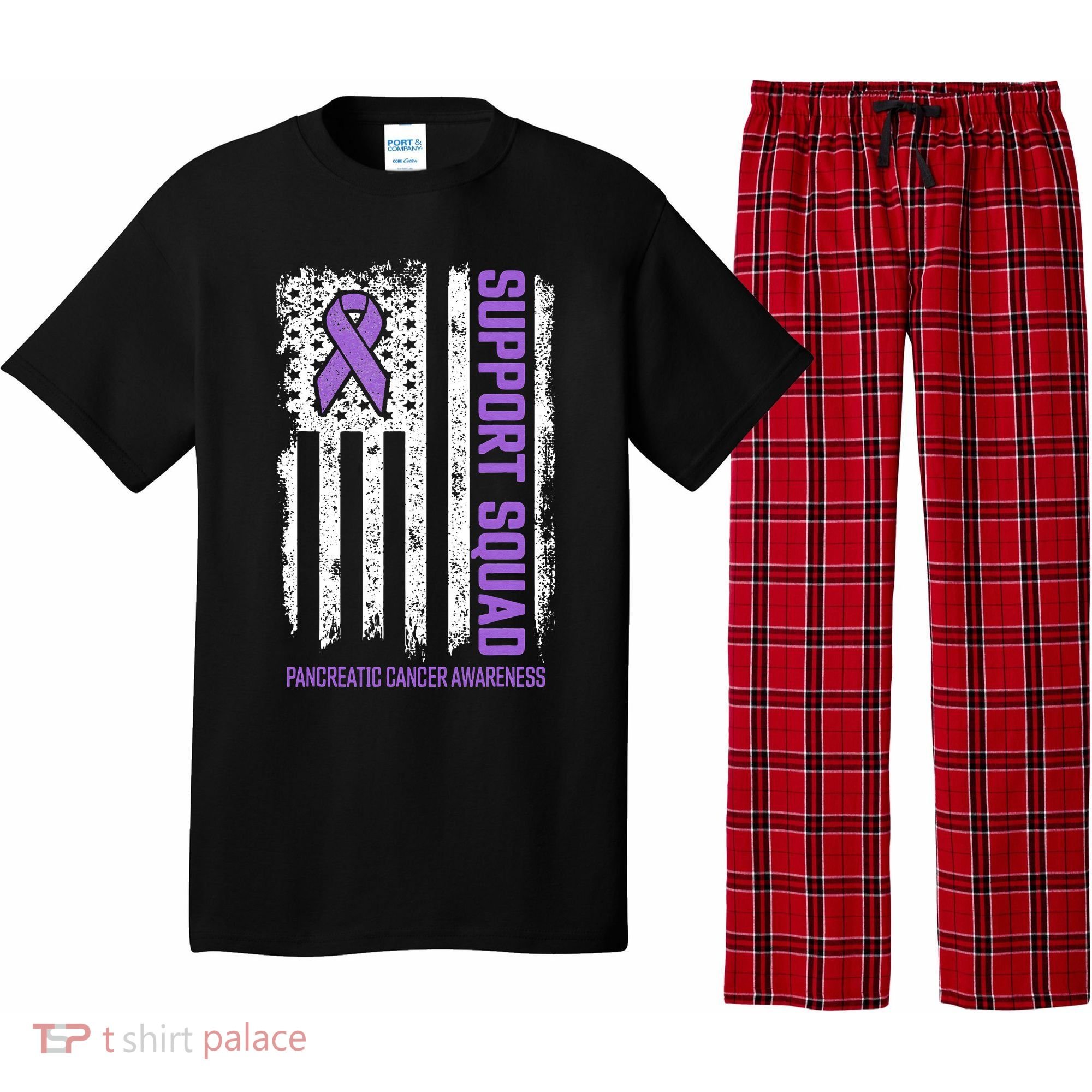 Pancreatic Cancer Support Squad Pancreatic Cancer Awareness Pajama Set