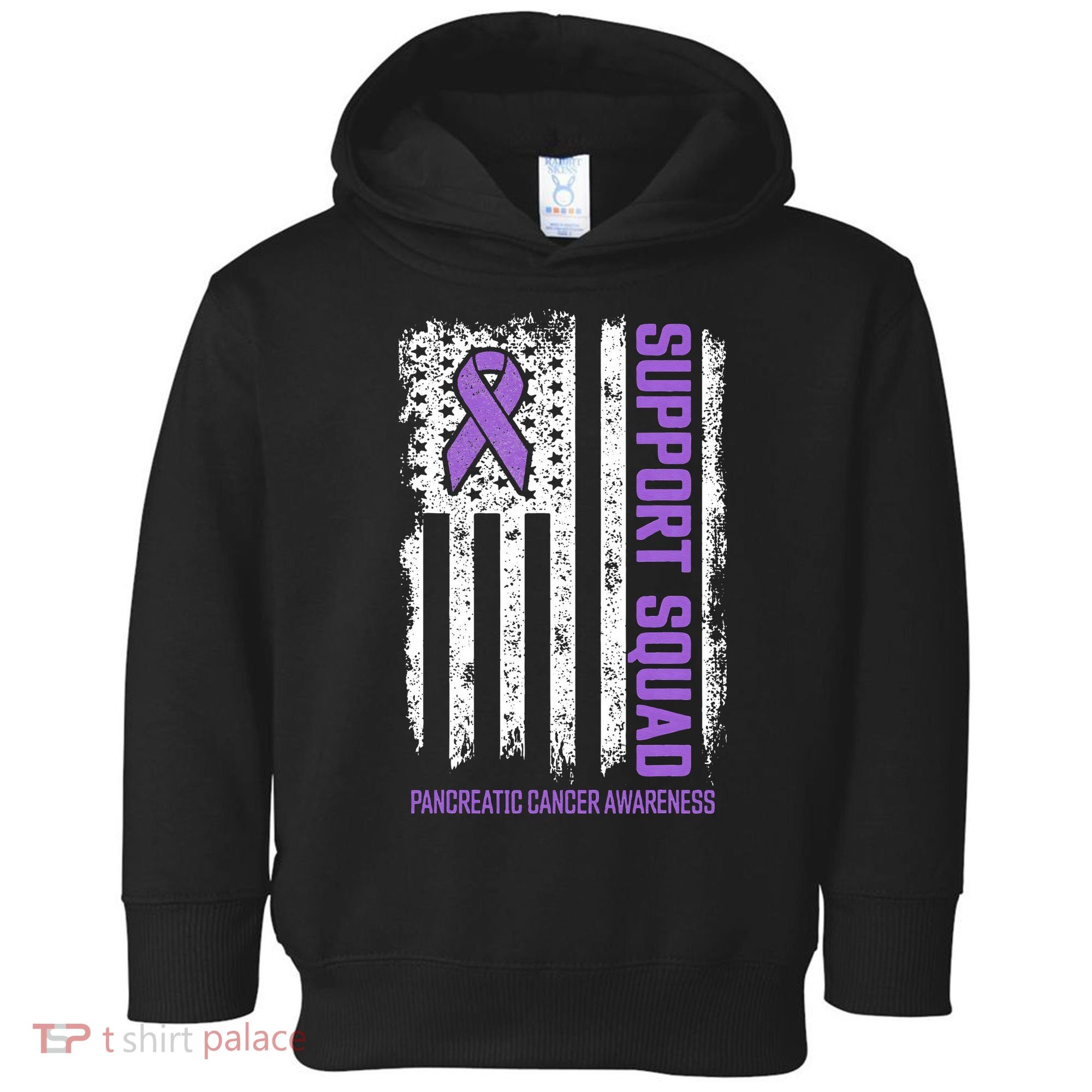 Pancreatic Cancer Support Squad Pancreatic Cancer Awareness Toddler Hoodie