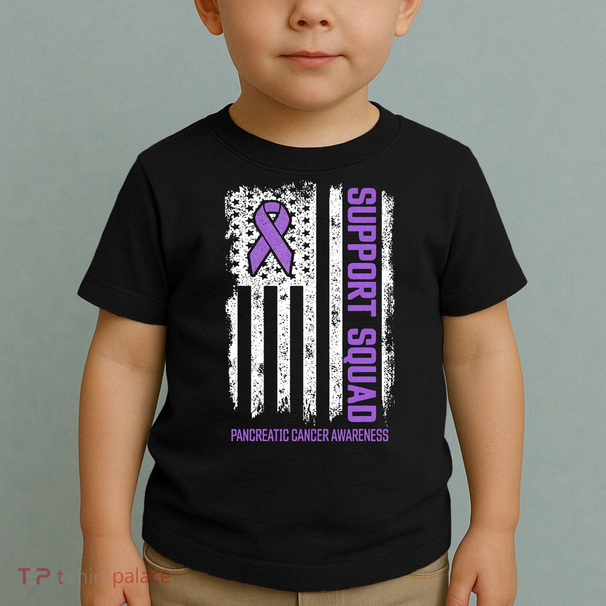 Pancreatic Cancer Support Squad Pancreatic Cancer Awareness Toddler T-Shirt