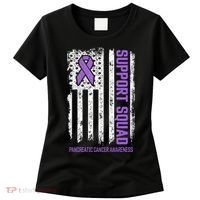 Pancreatic Cancer Support Squad Pancreatic Cancer Awareness Women's T-Shirt thumb 0