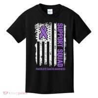 Pancreatic Cancer Support Squad Pancreatic Cancer Awareness Kids T-Shirt thumb 0