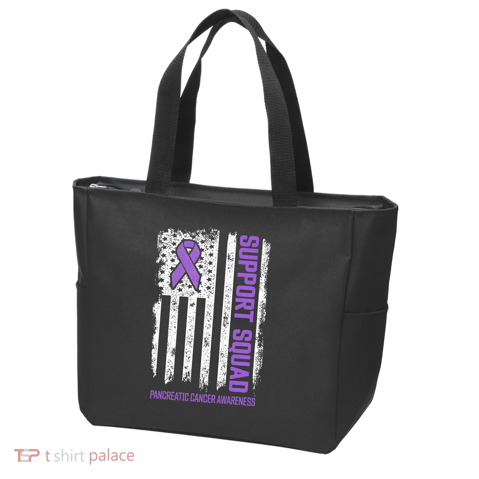 Pancreatic Cancer Support Squad Pancreatic Cancer Awareness Tote Bag