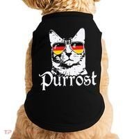 Purrost Cat Sunglasses German Flag Germany Prost Oktoberfest Doggie Tank thumb 0