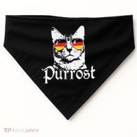 Purrost Cat Sunglasses German Flag Germany Prost Oktoberfest USA-Made Doggie Bandana thumb 0
