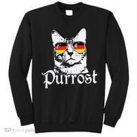 Purrost Cat Sunglasses German Flag Germany Prost Oktoberfest Sweatshirt thumb 0