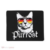 Purrost Cat Sunglasses German Flag Germany Prost Oktoberfest Mousepad thumb 0
