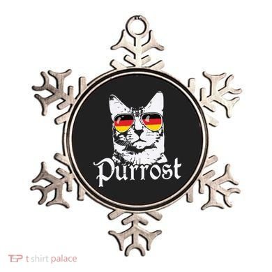 Purrost Cat Sunglasses German Flag Germany Prost Oktoberfest Ornament