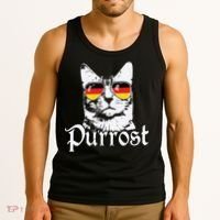 Purrost Cat Sunglasses German Flag Germany Prost Oktoberfest Tank Top thumb 3