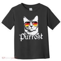 Purrost Cat Sunglasses German Flag Germany Prost Oktoberfest Toddler T-Shirt thumb 0