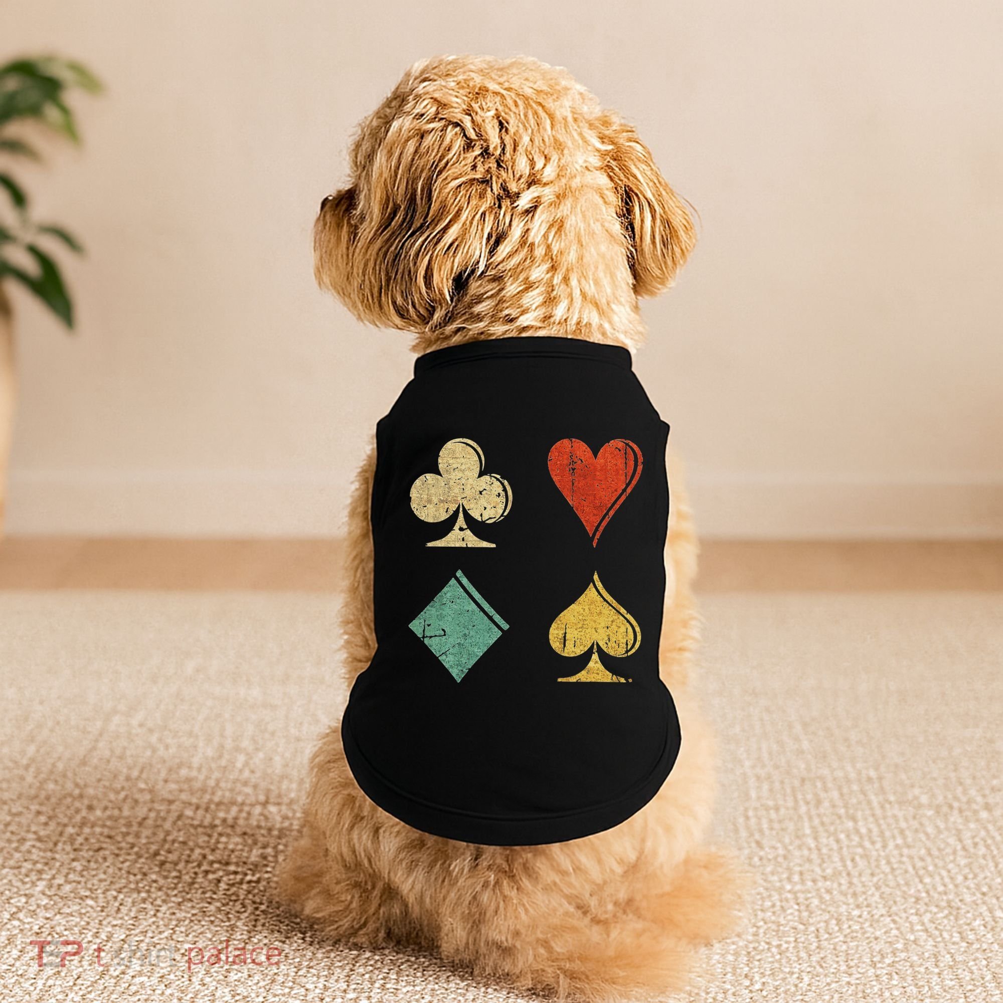 Playing Cards Spade Heart Diamond Club Doggie Tank