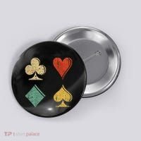 Playing Cards Spade Heart Diamond Club Button thumb 0