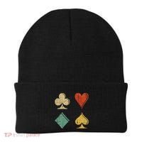 Playing Cards Spade Heart Diamond Club Beanie thumb 0