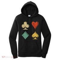 Playing Cards Spade Heart Diamond Club Women's Hoodie thumb 0