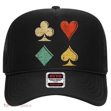 Playing Cards Spade Heart Diamond Club Hat