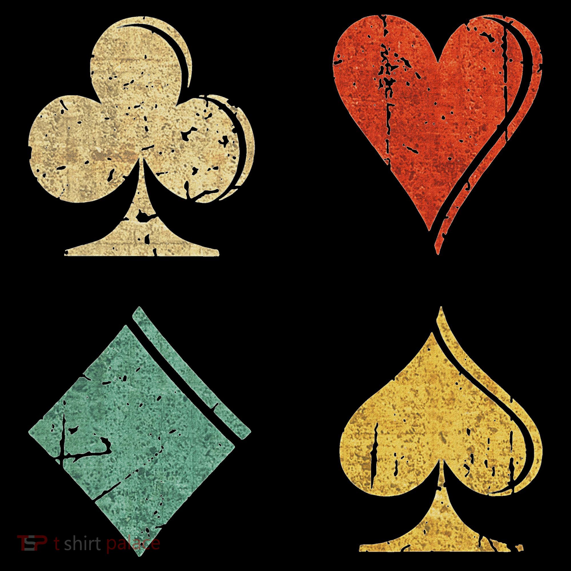 Playing Cards Spade Heart Diamond Club Toddler Hoodie