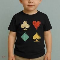 Playing Cards Spade Heart Diamond Club Toddler T-Shirt thumb 2