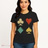 Playing Cards Spade Heart Diamond Club Women's T-Shirt thumb 4