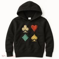 Playing Cards Spade Heart Diamond Club Kids Hoodie thumb 0