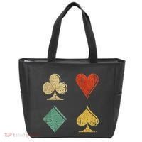 Playing Cards Spade Heart Diamond Club Tote Bag thumb 0