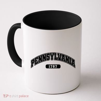Pennsylvania Collegiate Style 1787 Coffee Mug