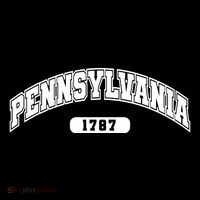 Pennsylvania Collegiate Style 1787 Women's Hoodie thumb 2