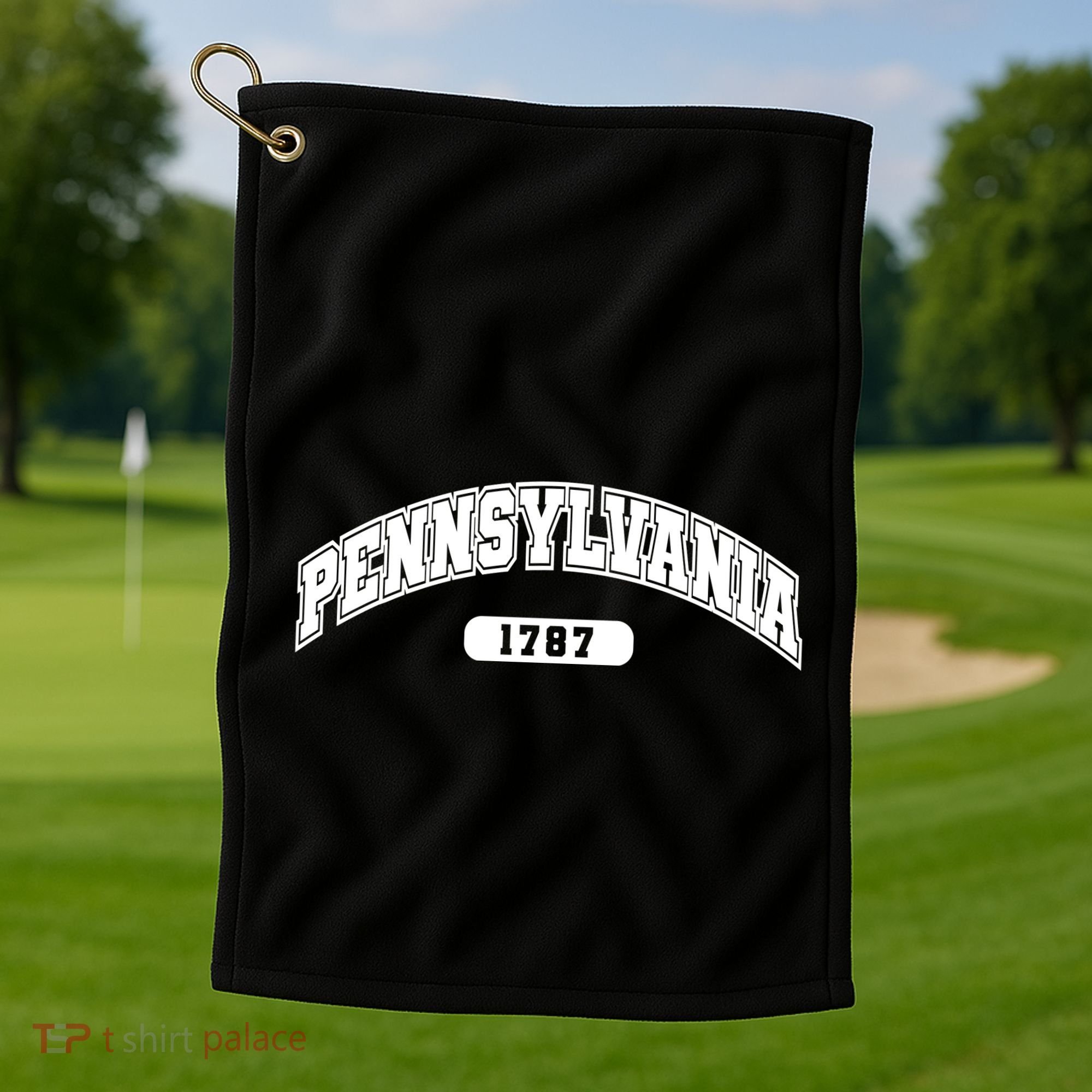 Pennsylvania Collegiate Style 1787 Golf Towel
