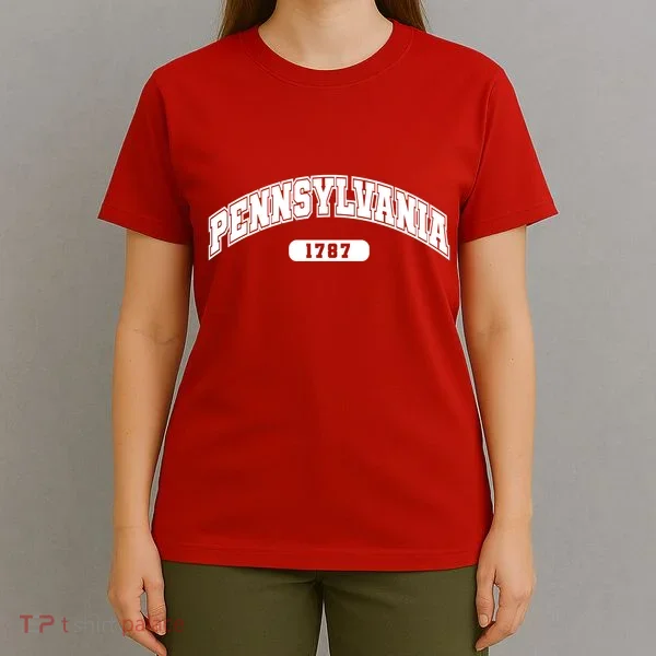 Pennsylvania Collegiate Style 1787 T-Shirt