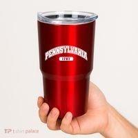 Pennsylvania Collegiate Style 1787 Tumbler thumb 2