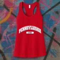 Pennsylvania Collegiate Style 1787 Women's Tank Top thumb 3
