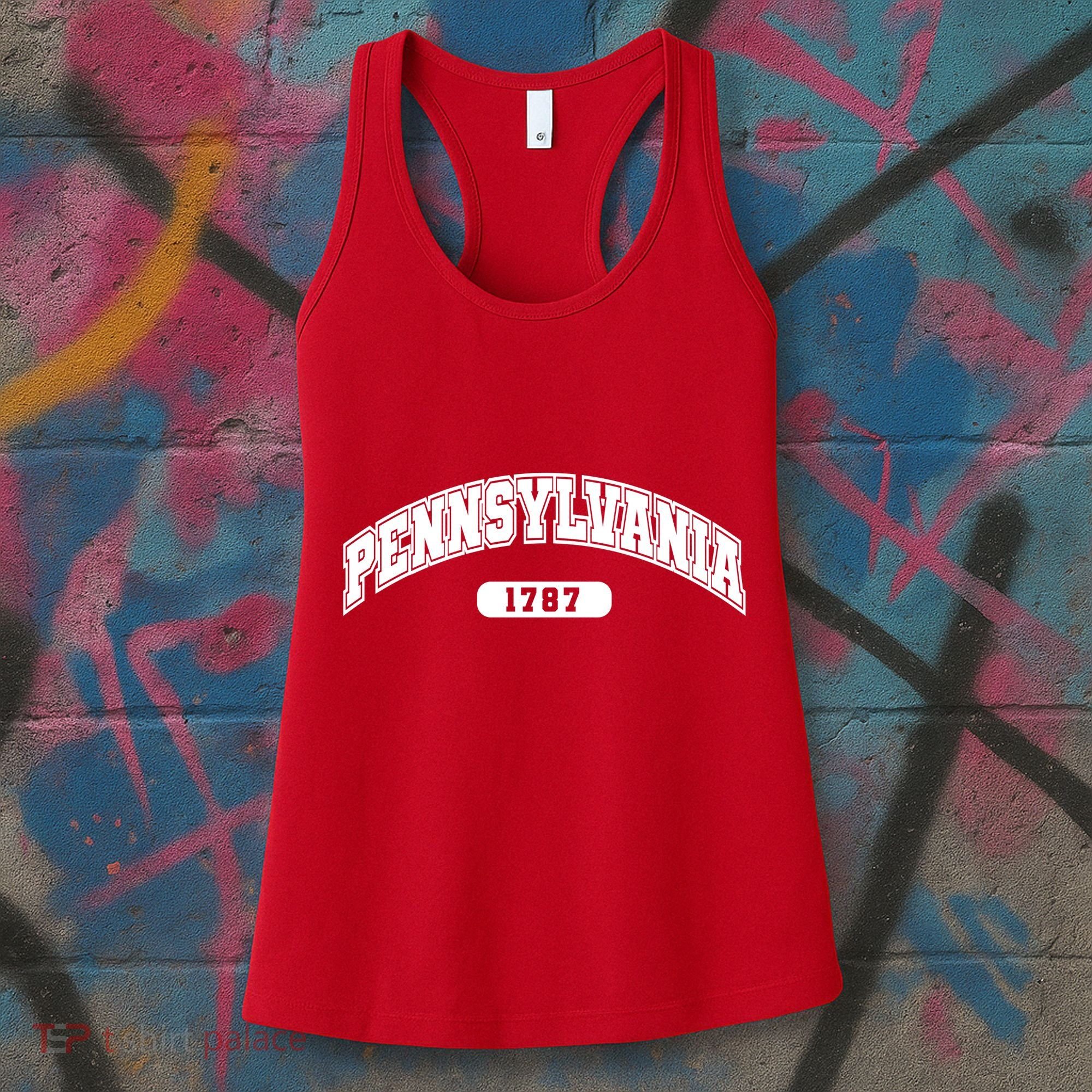 Pennsylvania Collegiate Style 1787 Women's Tank Top